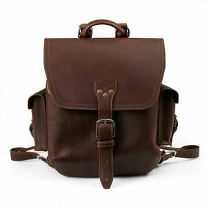 Saddle Leather Backpack and Wallet